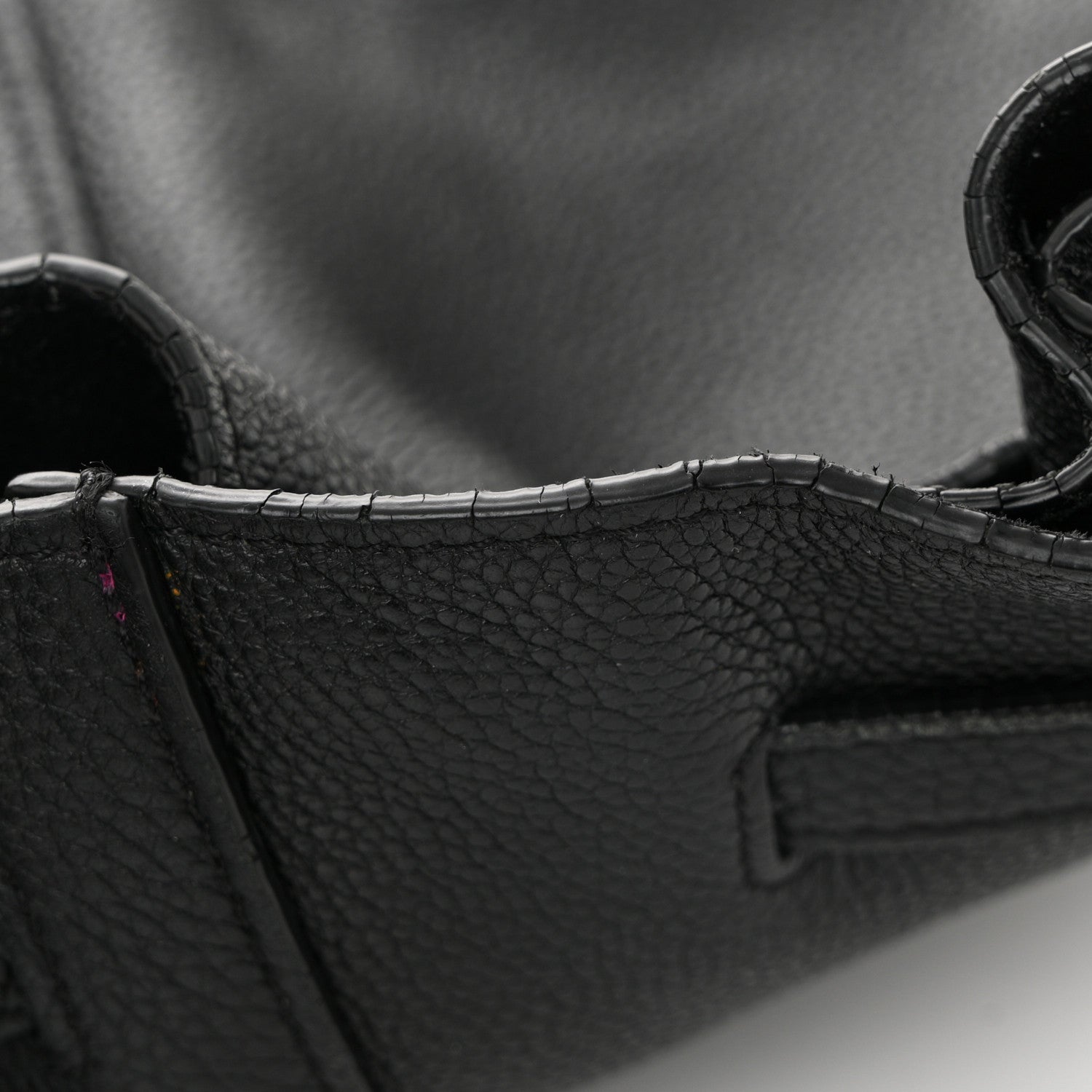 Celine Soft Grained Calfskin Medium Belt Cabas Phantom Black 12 of 12