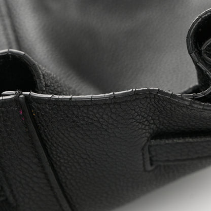 Celine Soft Grained Calfskin Medium Belt Cabas Phantom Black 12 of 12