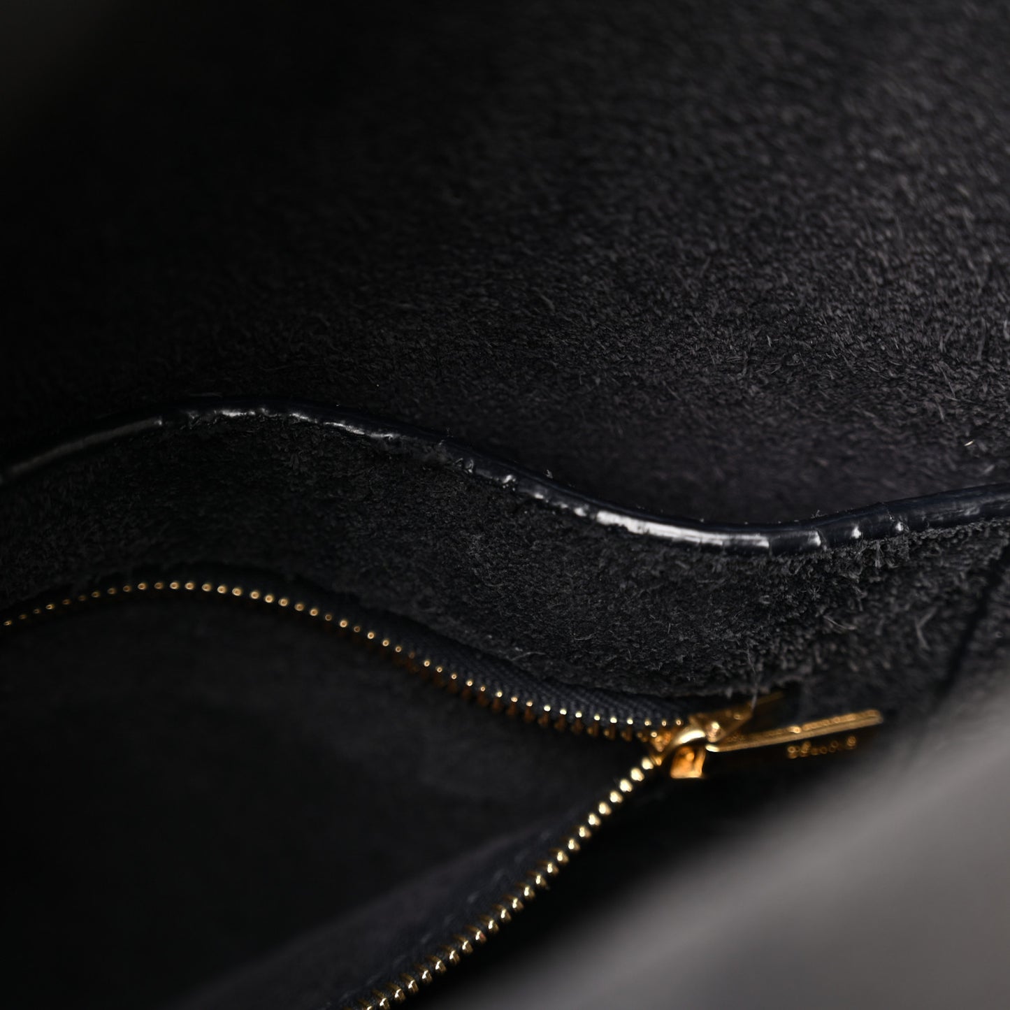 Soft Grained Calfskin Small Sangle Bucket Bag Navy