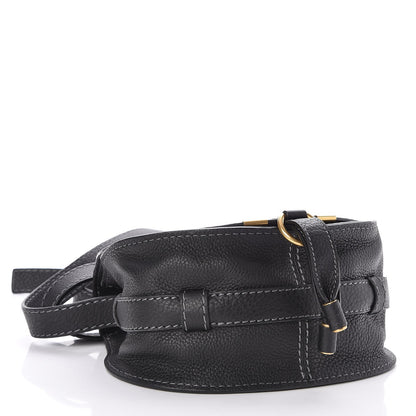 Chloe Calfskin Mini Marcie Round Crossbody Bag Black 4 of 7