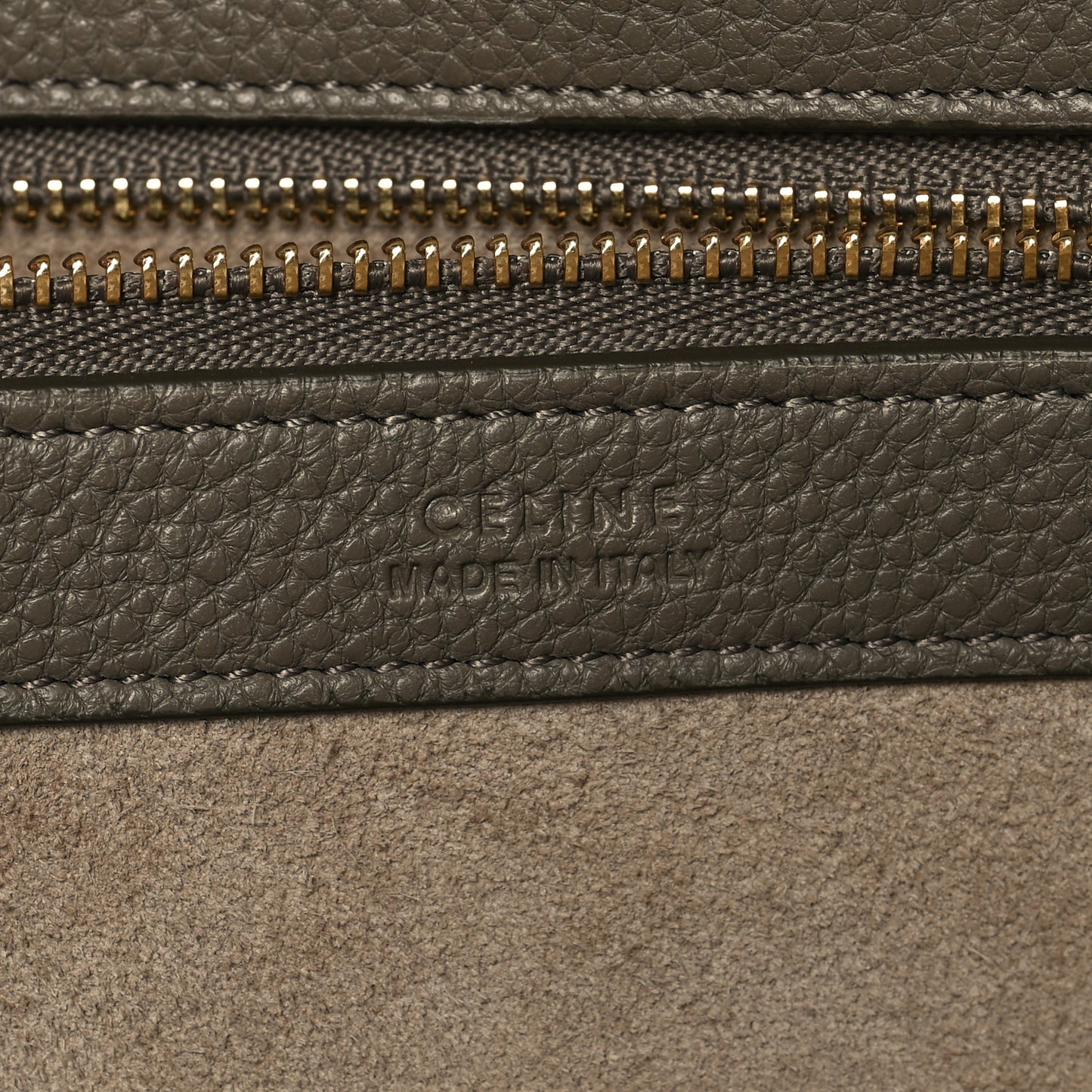 Soft Grained Calfskin Small Belt Cabas Phantom Taupe