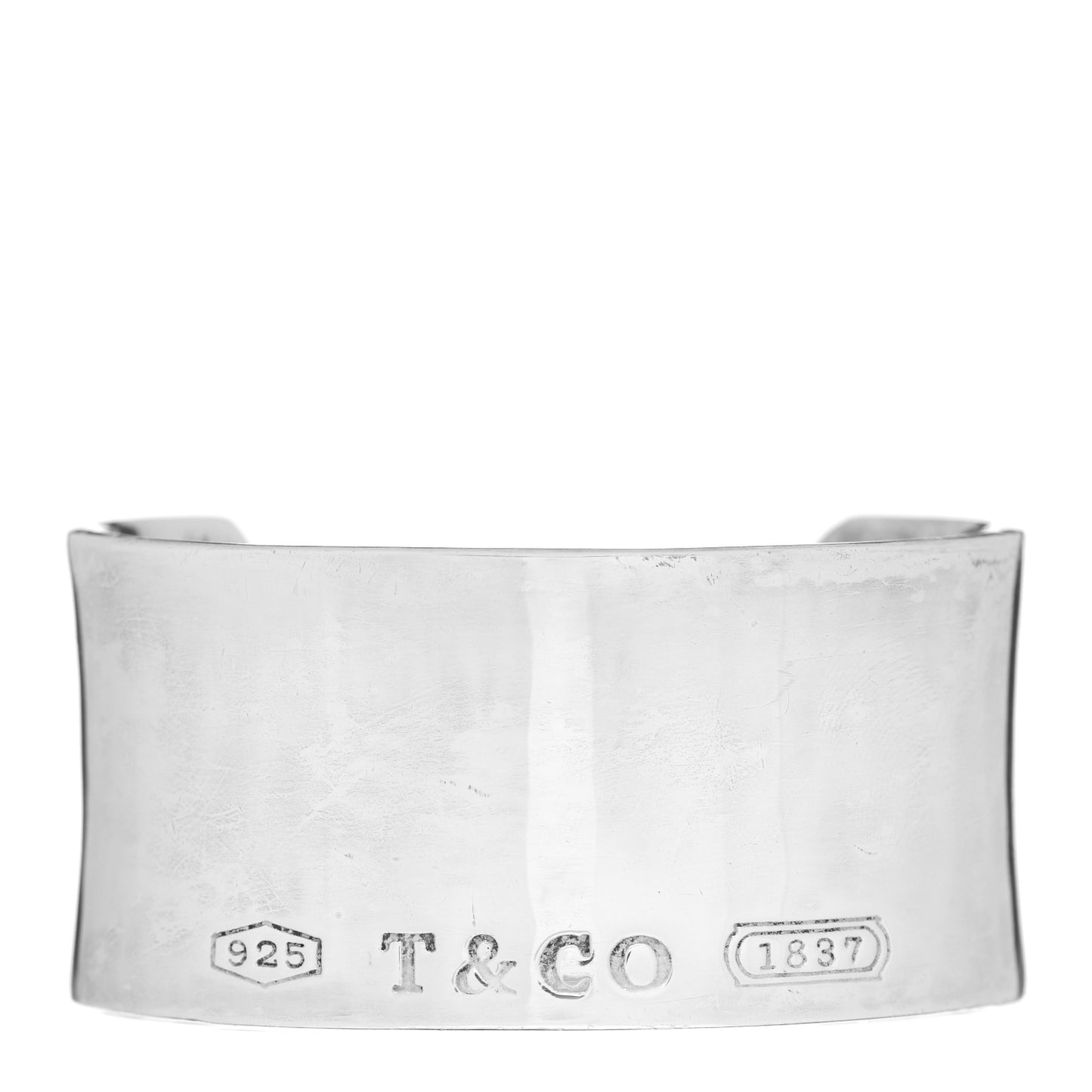 Sterling Silver Wide 1837 Cuff Bracelet