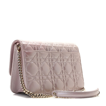 Christian Dior Pearly Lambskin Cannage Miss Dior Promenade Pouch Lotus 4 of 20