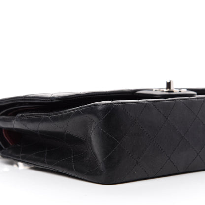 Chanel Lambskin Quilted Medium Double Flap Black 6 of 12