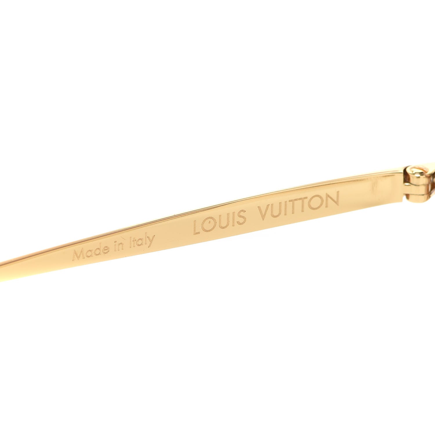 Louis Vuitton Lily Sunglasses Z0371U Brown Glitter 5 of 7