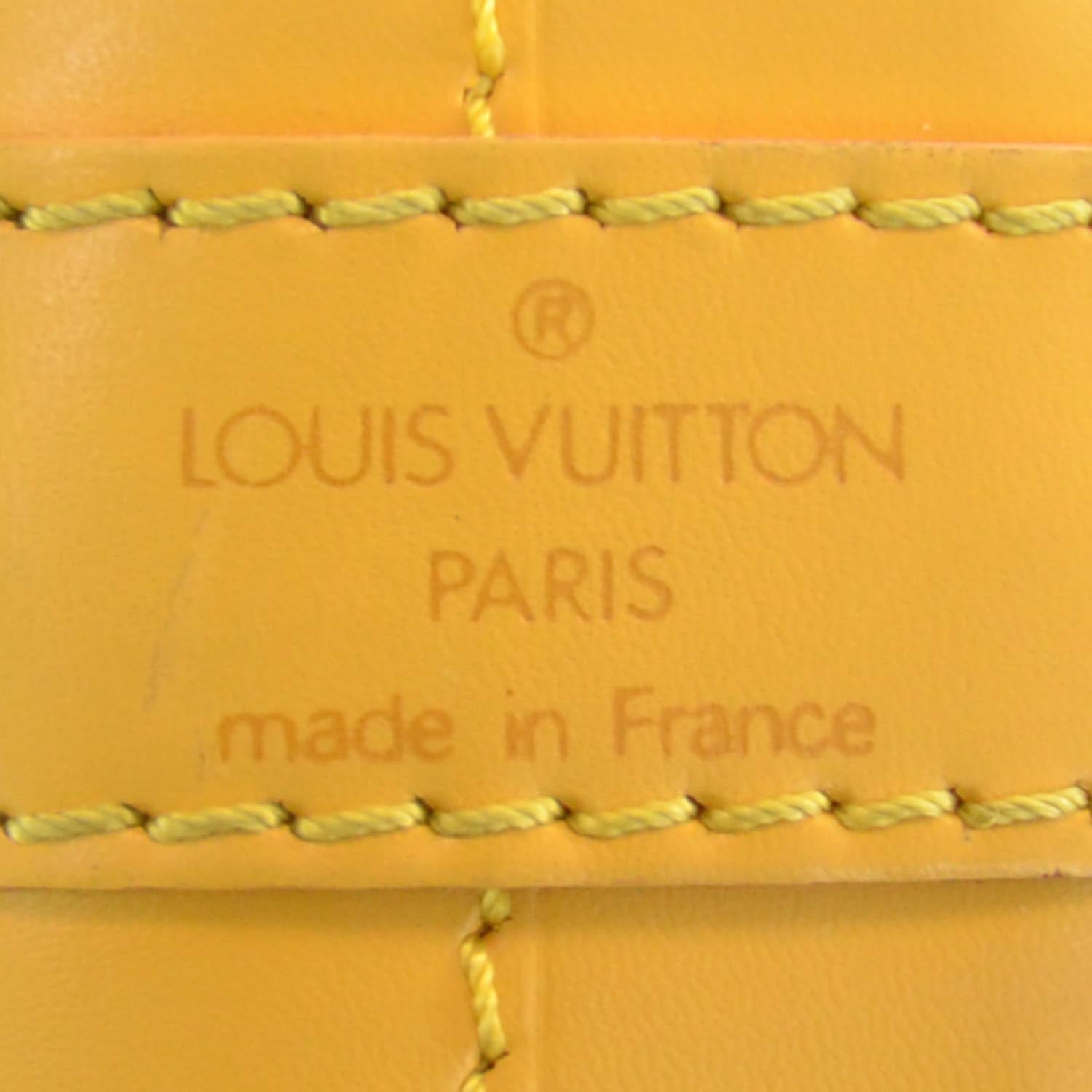 Louis Vuitton Epi Noe Yellow 7 of 10