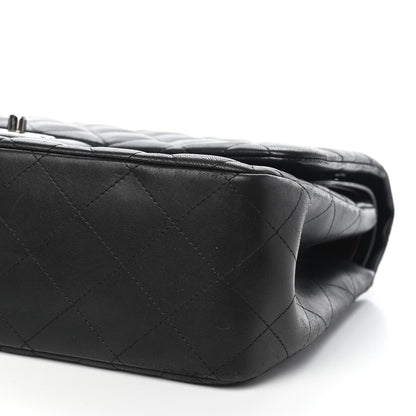 Chanel Lambskin Quilted Jumbo Double Flap Black 9 of 9