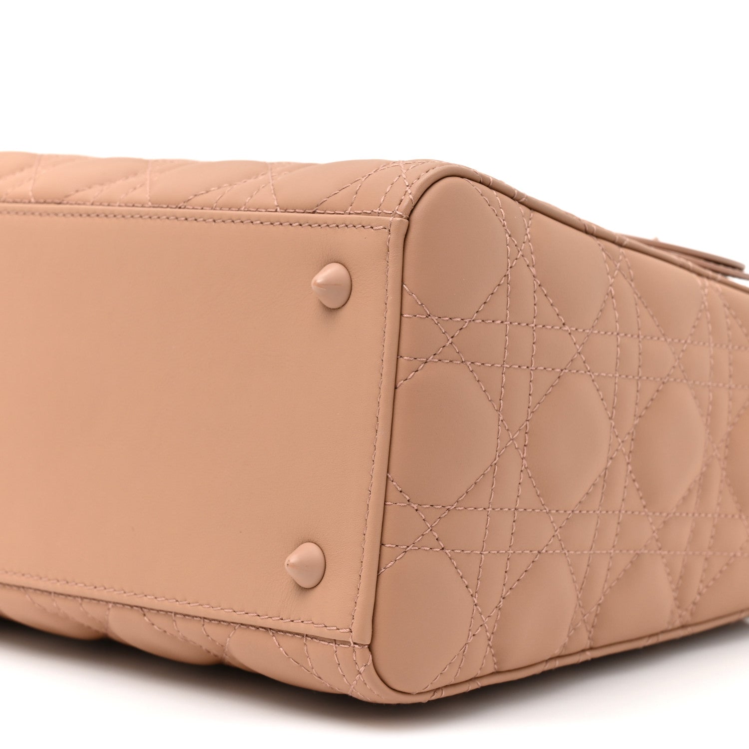 Christian Dior Ultra Matte Calfskin Cannage Medium Lady Dior Beige 8 of 11