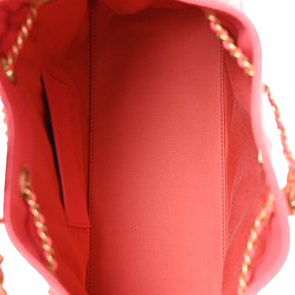 Chanel Caviar Quilted Small Chanel 25 Handbag Coral 5 of 11