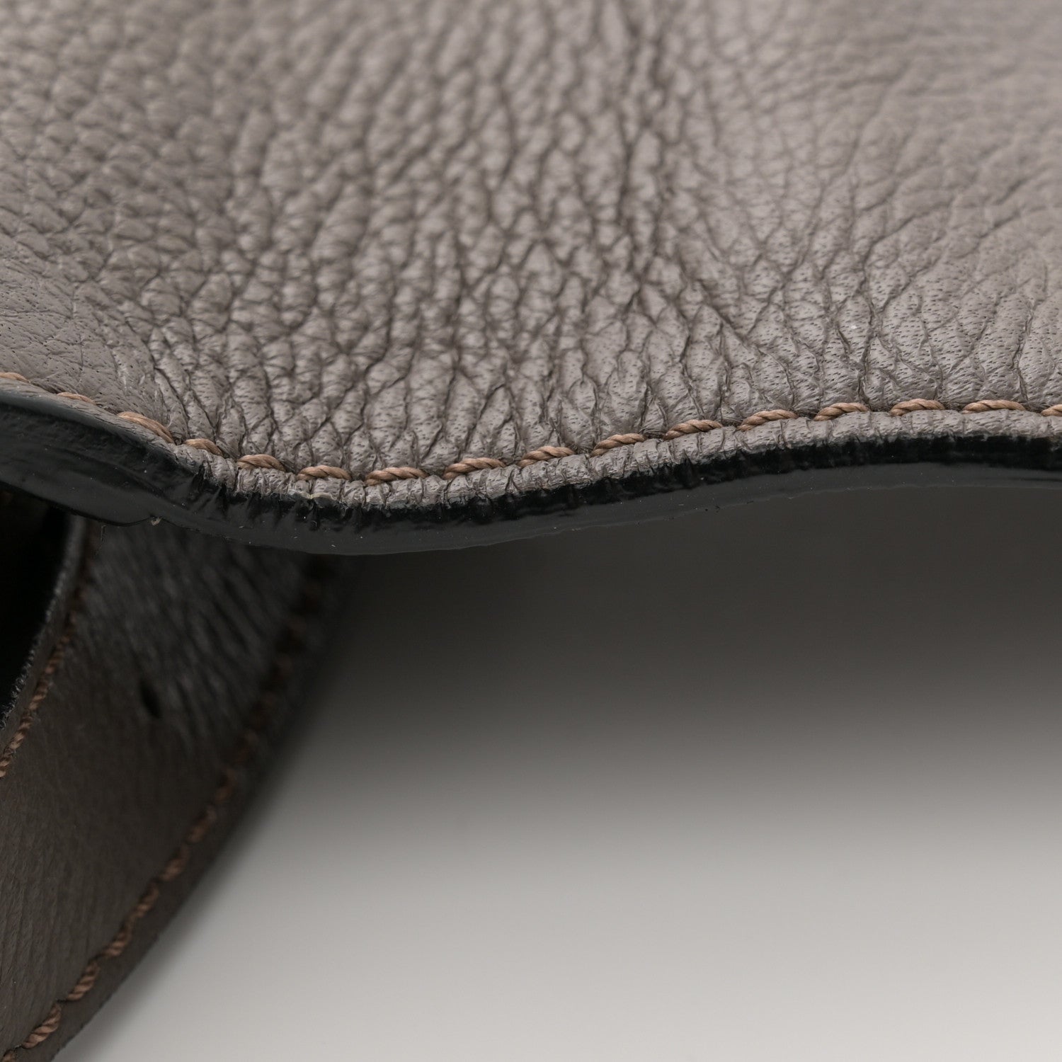 Chloe Calfskin Mini Marcie Round Crossbody Bag Cashmere Grey 11 of 11