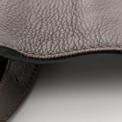 Chloe Calfskin Mini Marcie Round Crossbody Bag Cashmere Grey 11 of 11