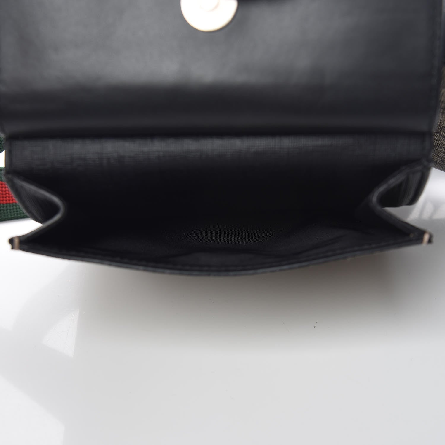Gucci GG Supreme Monogram Web Belt Bag Black 5 of 14