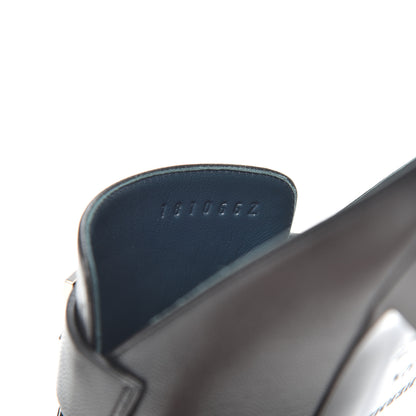 Hermes Goatskin Rivoli Mules 37.5 Black 8 of 9