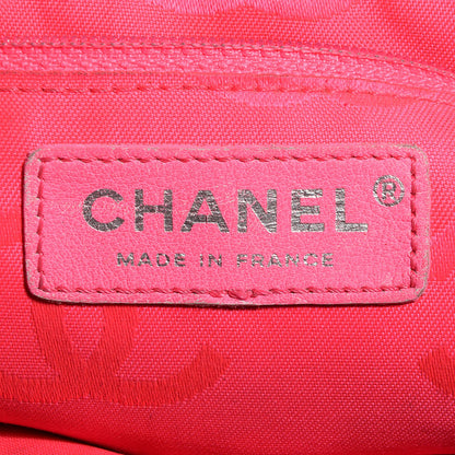 Chanel Calfskin Quilted Large Cambon Flap Black White 6 of 8