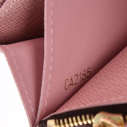 Louis Vuitton Damier Ebene Caissa Wallet Rose Ballerine 7 of 7