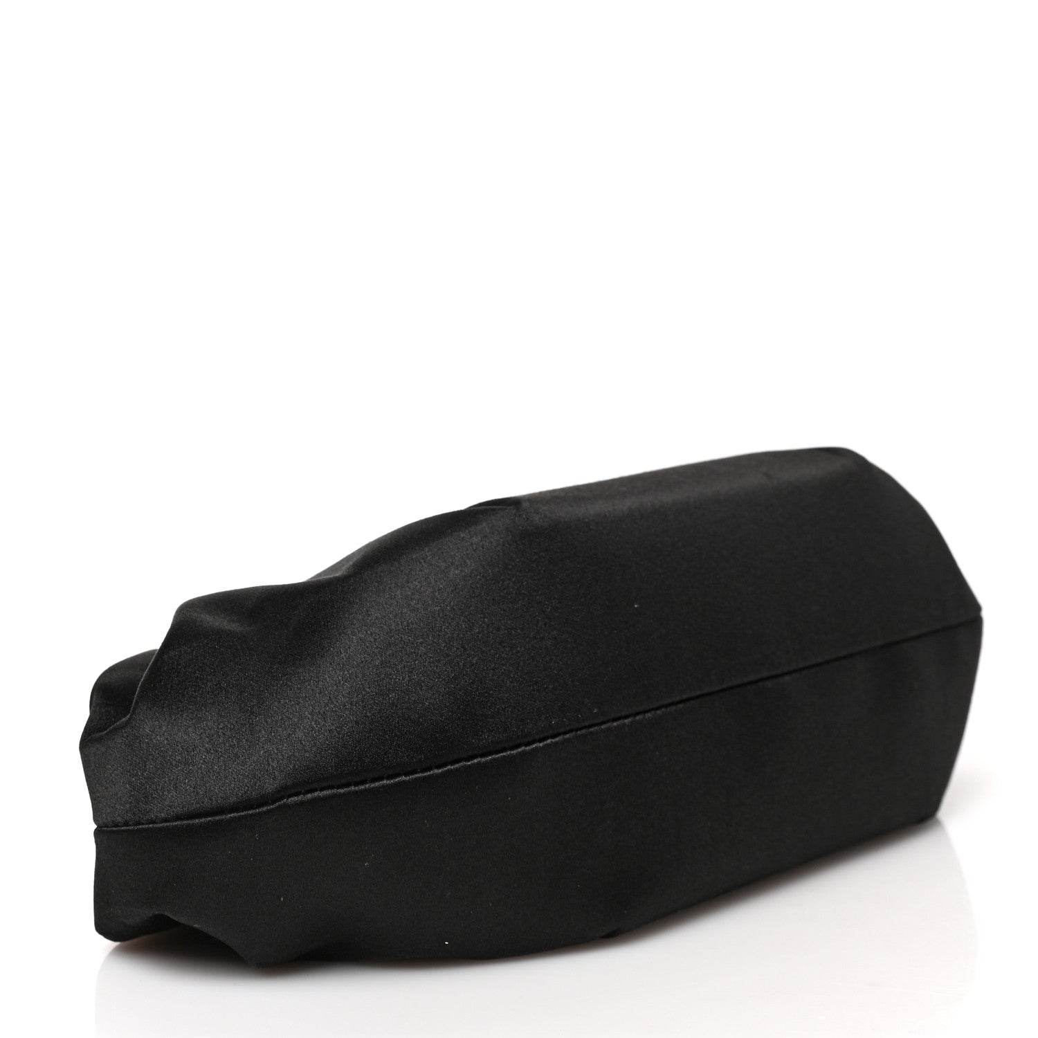 Judith Leiber Satin Crystal Evening Clutch Black 3 of 7