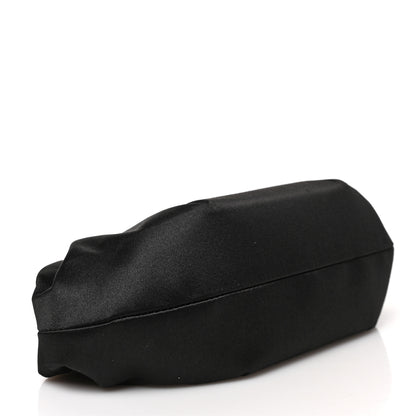 Judith Leiber Satin Crystal Evening Clutch Black 3 of 7
