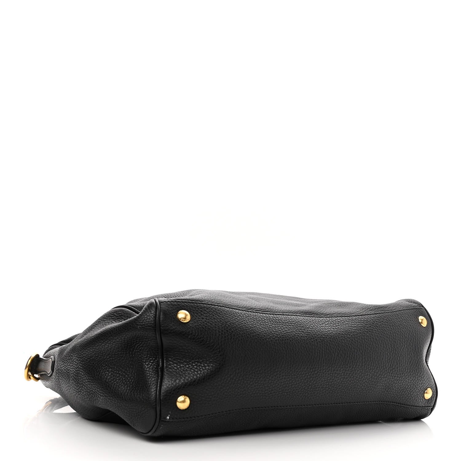 Prada Vitello Daino Tote Black 3 of 9