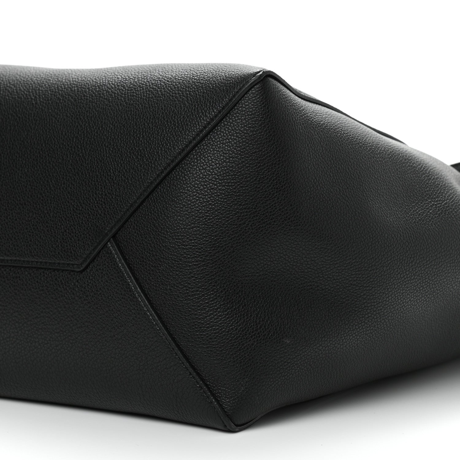 Celine Soft Grained Calfskin Medium Belt Cabas Phantom Black 11 of 11