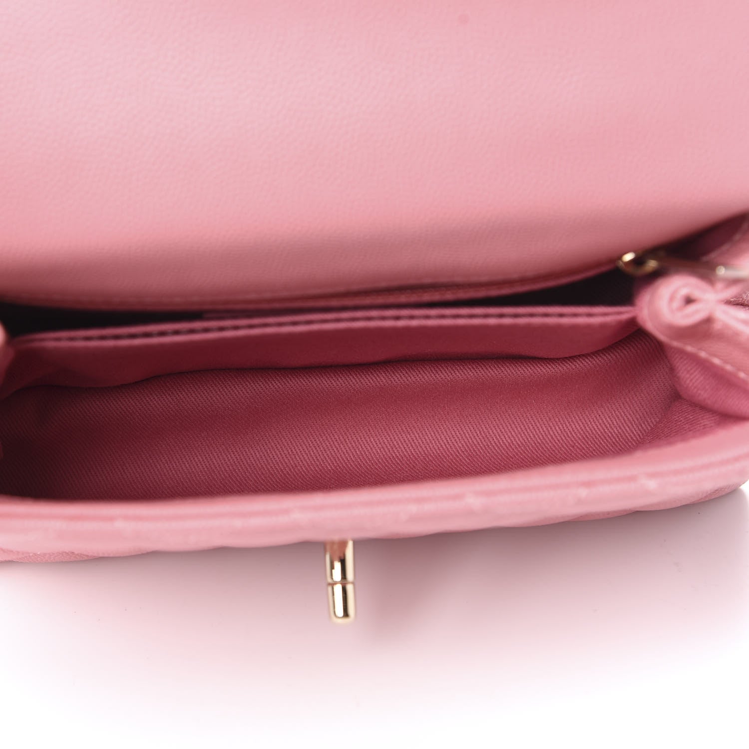Chanel Caviar Quilted Mini Coco Handle Flap Pink 5 of 11