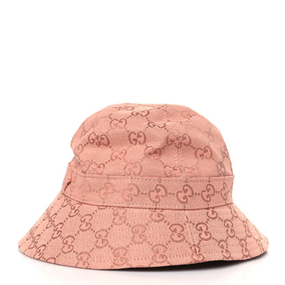 Gucci New Canvas GG Monogram Alina Bucket Hat M Pink 4 of 8