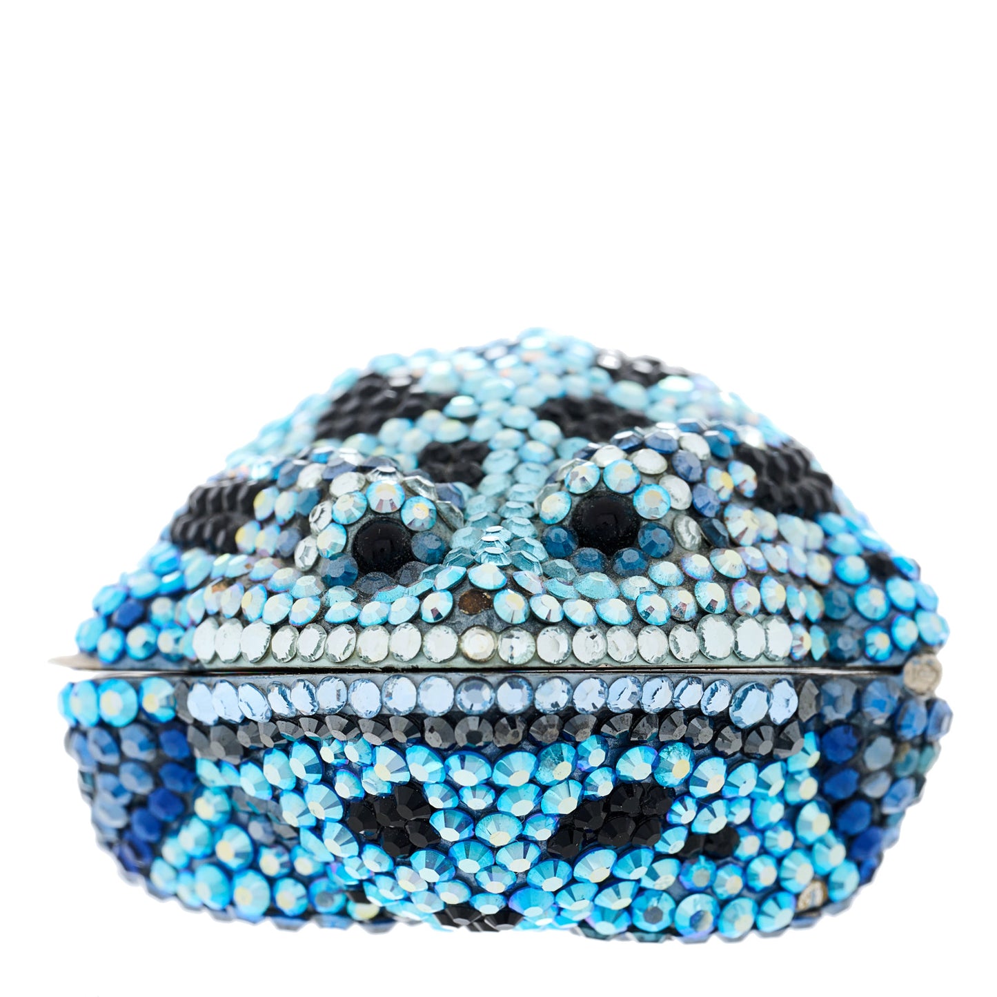 Swarovski Crystal Frog Minaudiere Pill Box