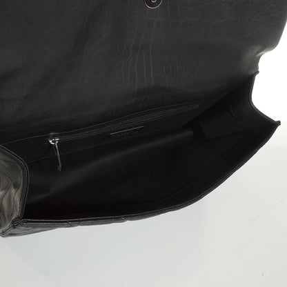 Chanel Washed Lambskin Maxi Take Away Flap Bag Black 9 of 16