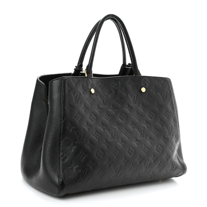 Louis Vuitton Empreinte Montaigne GM Black 3 of 12