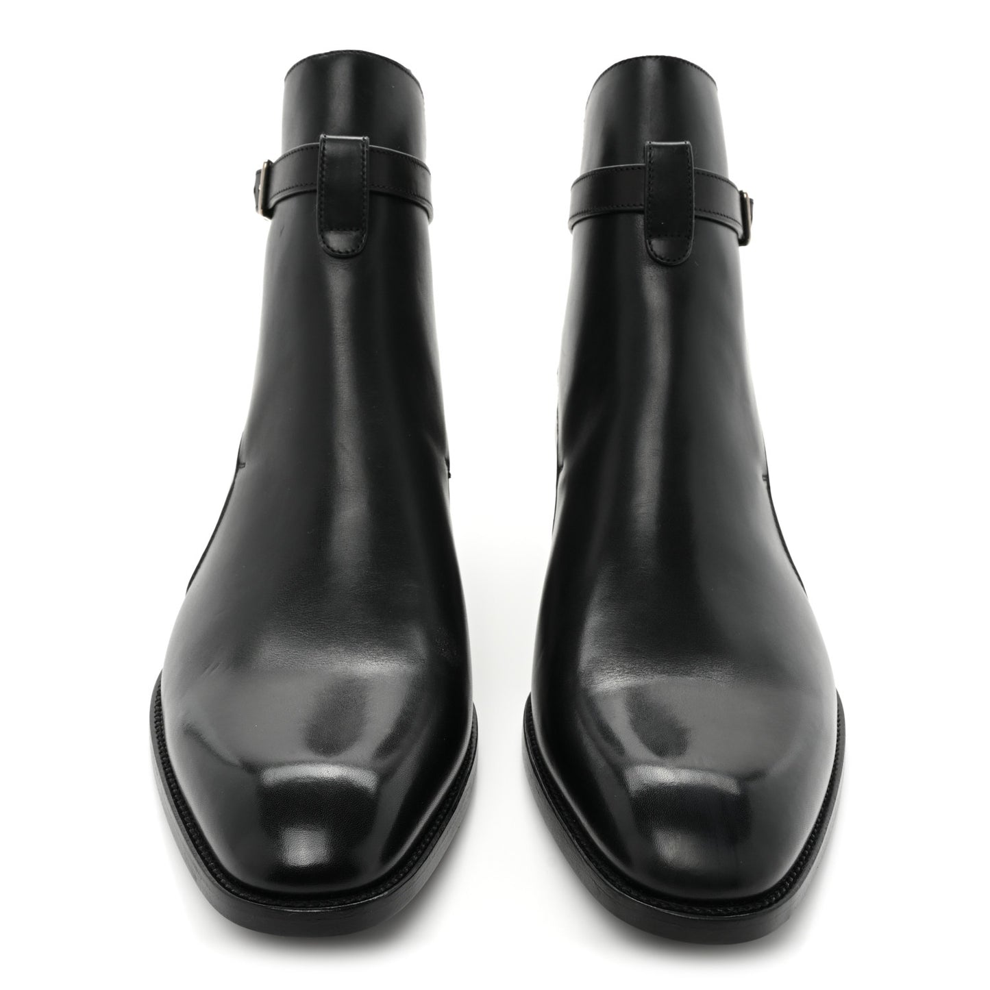 Calfskin Wyatt 30 Jodhpur Boots 42 Black