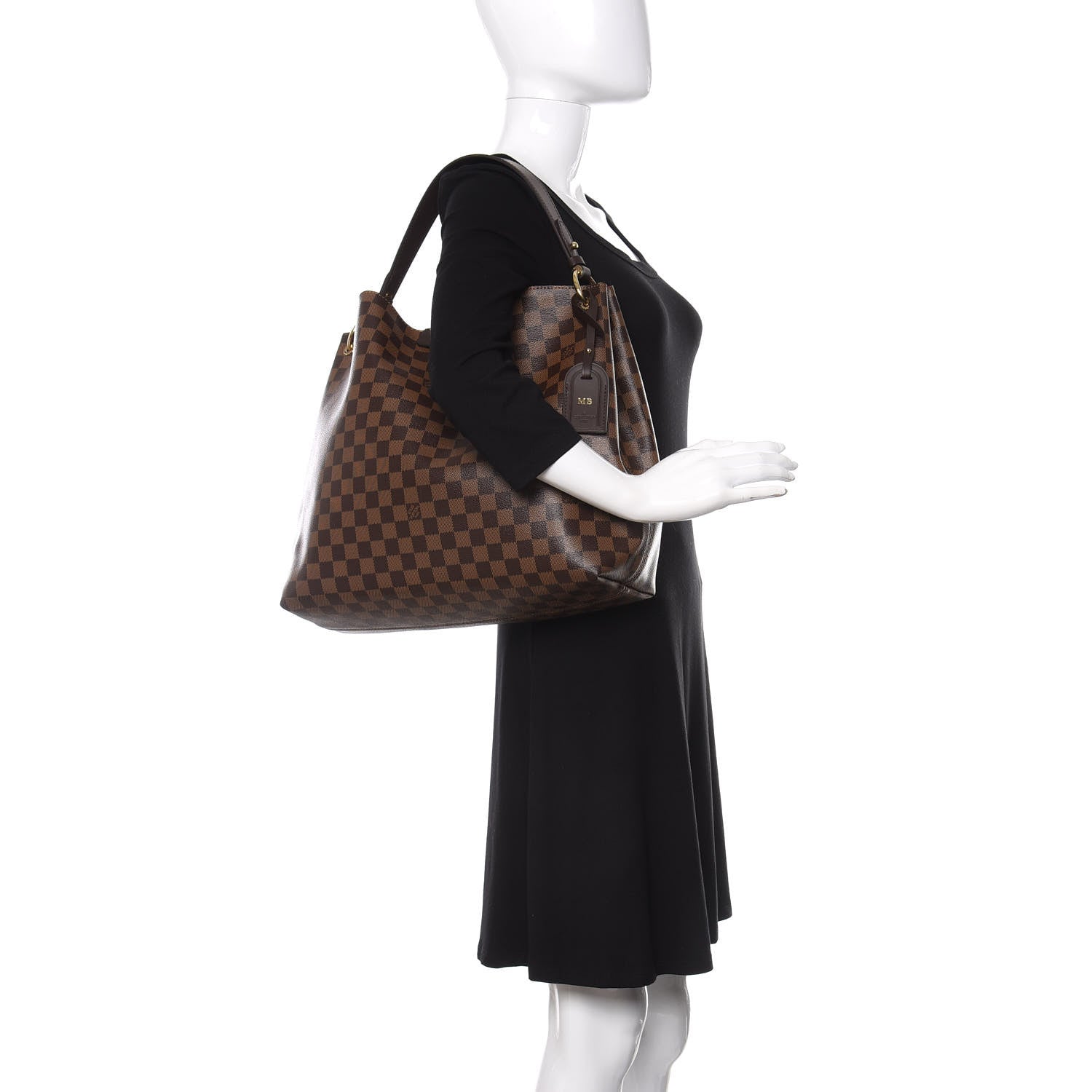 Louis Vuitton Damier Ebene Graceful MM 2 of 13