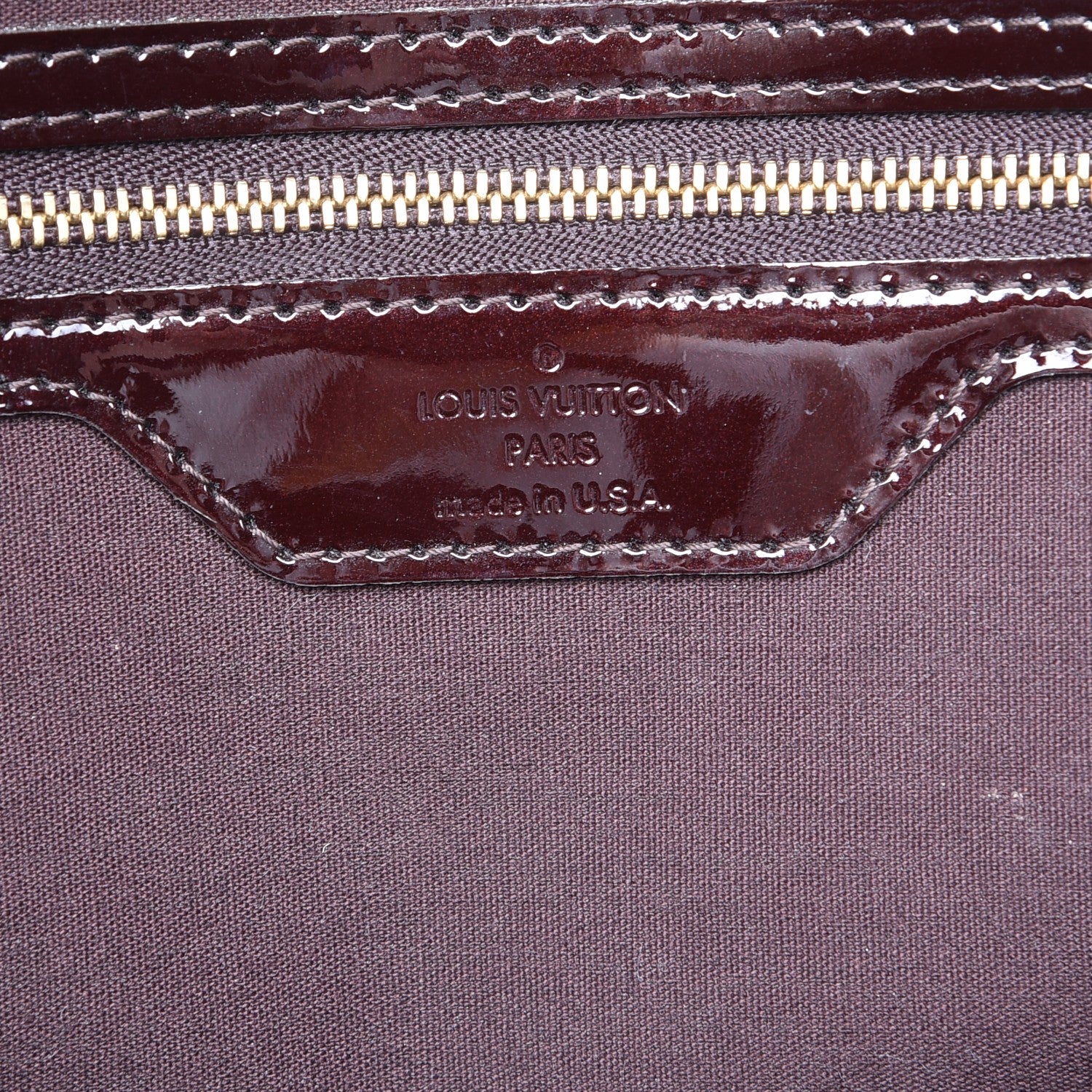 Louis Vuitton Vernis Wilshire MM Amarante 6 of 7