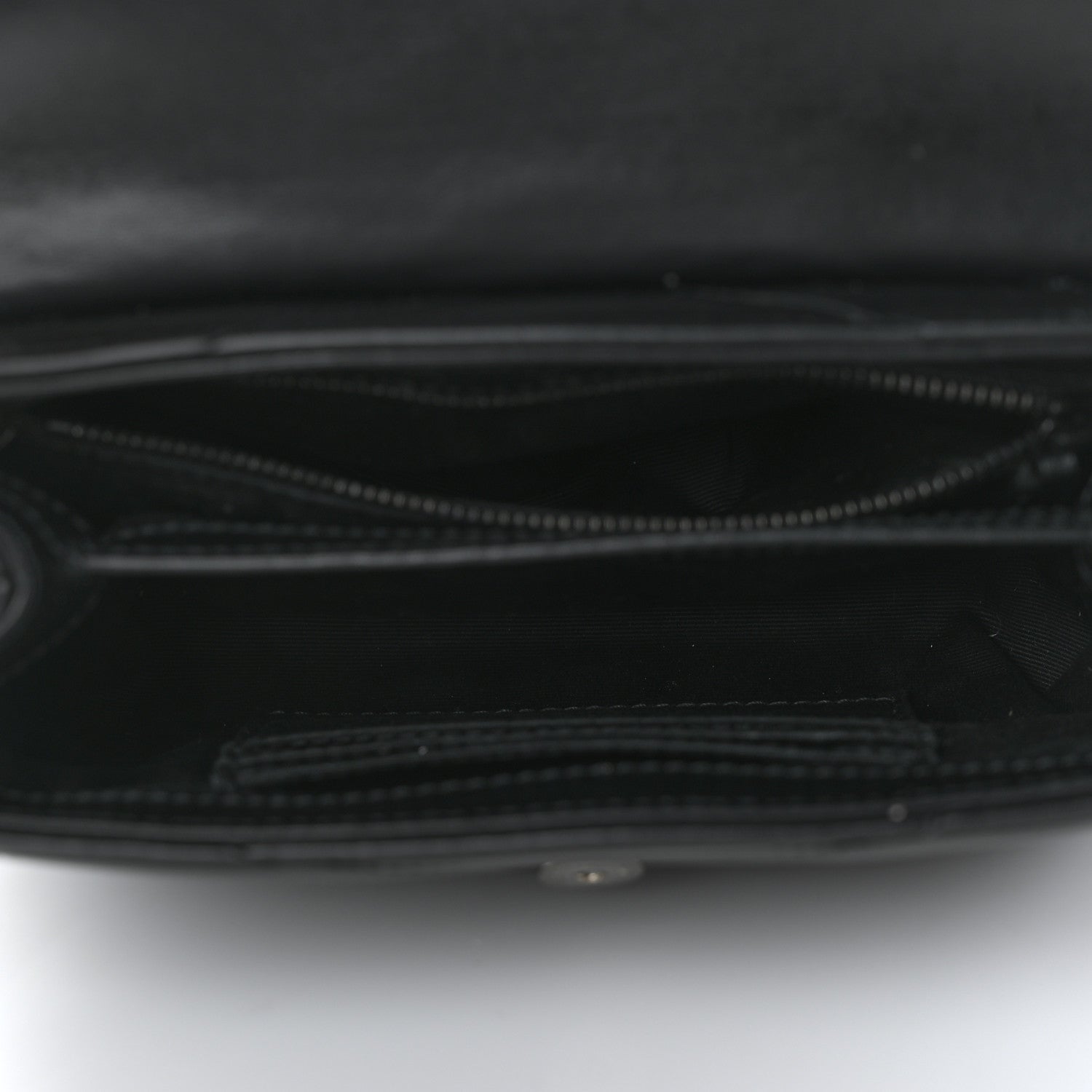 Saint Laurent Calfskin Y Quilted Monogram Monochrome Toy Loulou Crossbody Bag Black 5 of 9