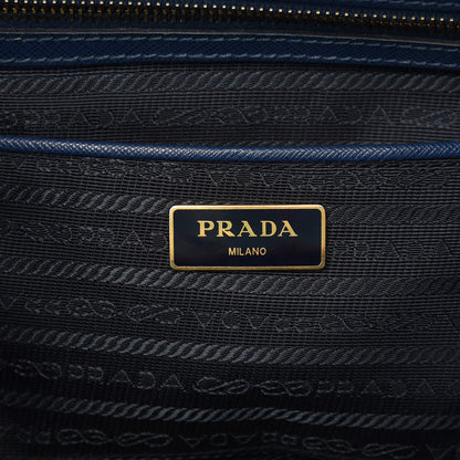 Prada Saffiano Lux Extra Large Galleria Double Zip Tote Bluette 6 of 21