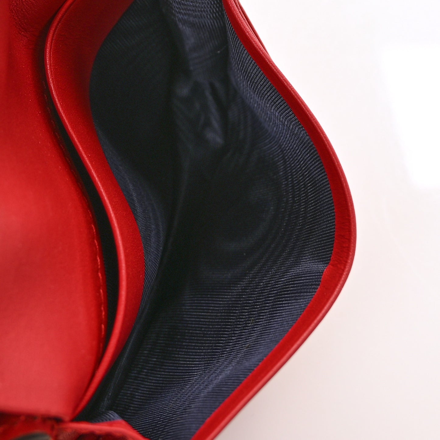 GG Supreme Monogram Blooms Card Case Beige Blue Navy Hibiscus Red