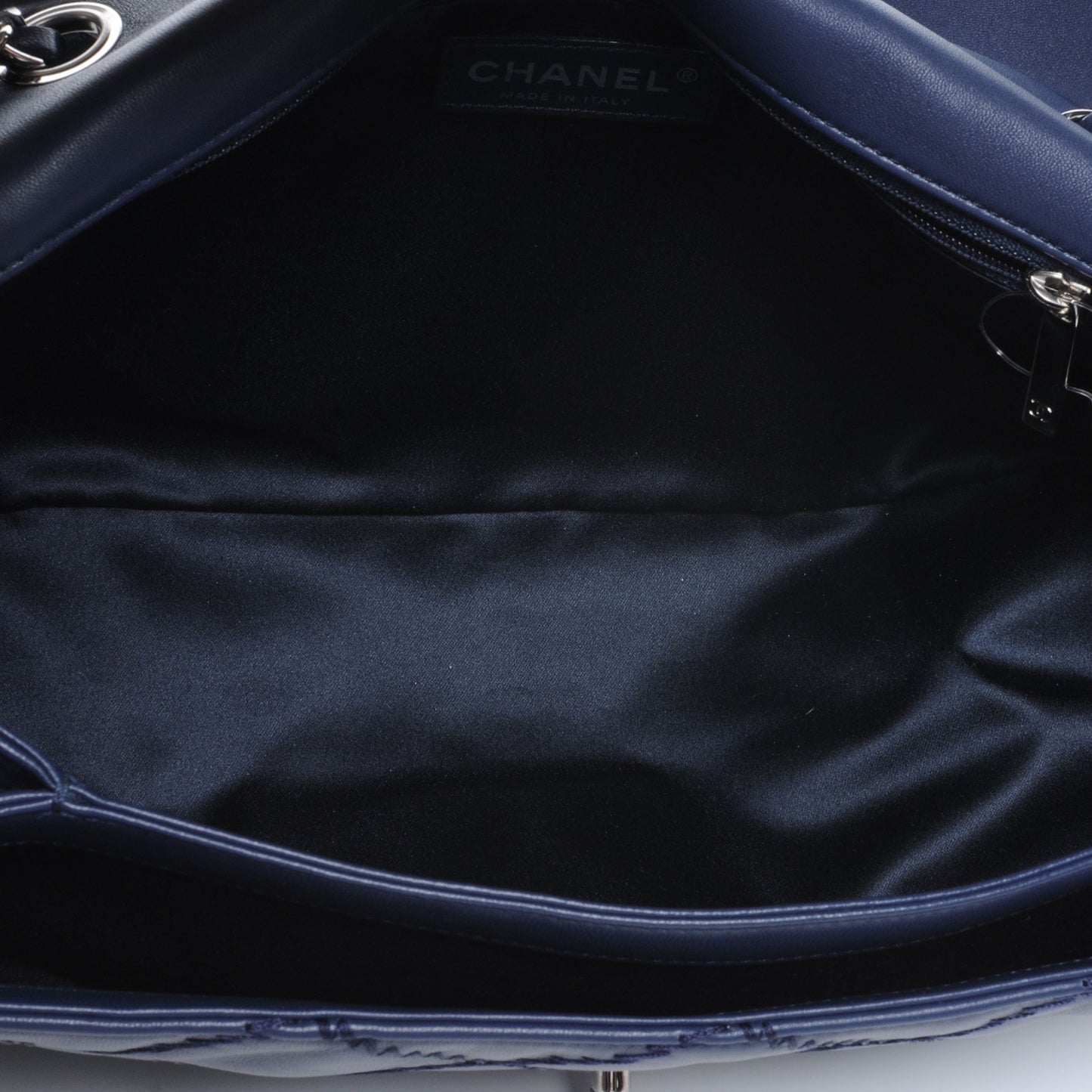 Calfskin Ultimate Stitch Flap Blue