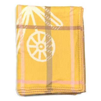 Hermes Wool Littoral Blanket Pollen 1 of 3