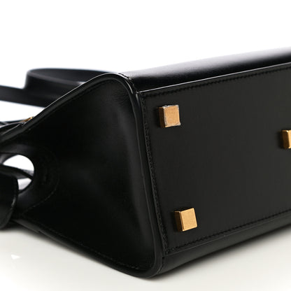 Saint Laurent Smooth Calfskin Manhattan Nano Shopper Tote Black 4 of 9