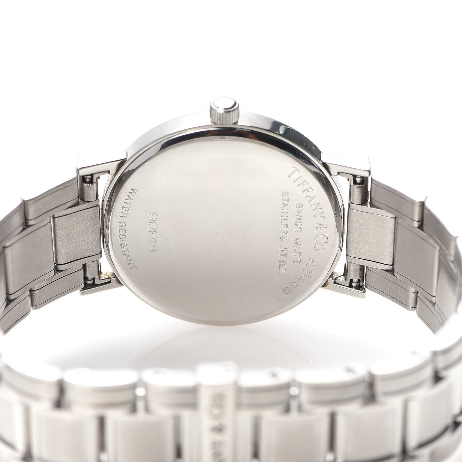 Tiffany Stainless Steel 33mm Atlas Quartz Watch Black 4 of 6