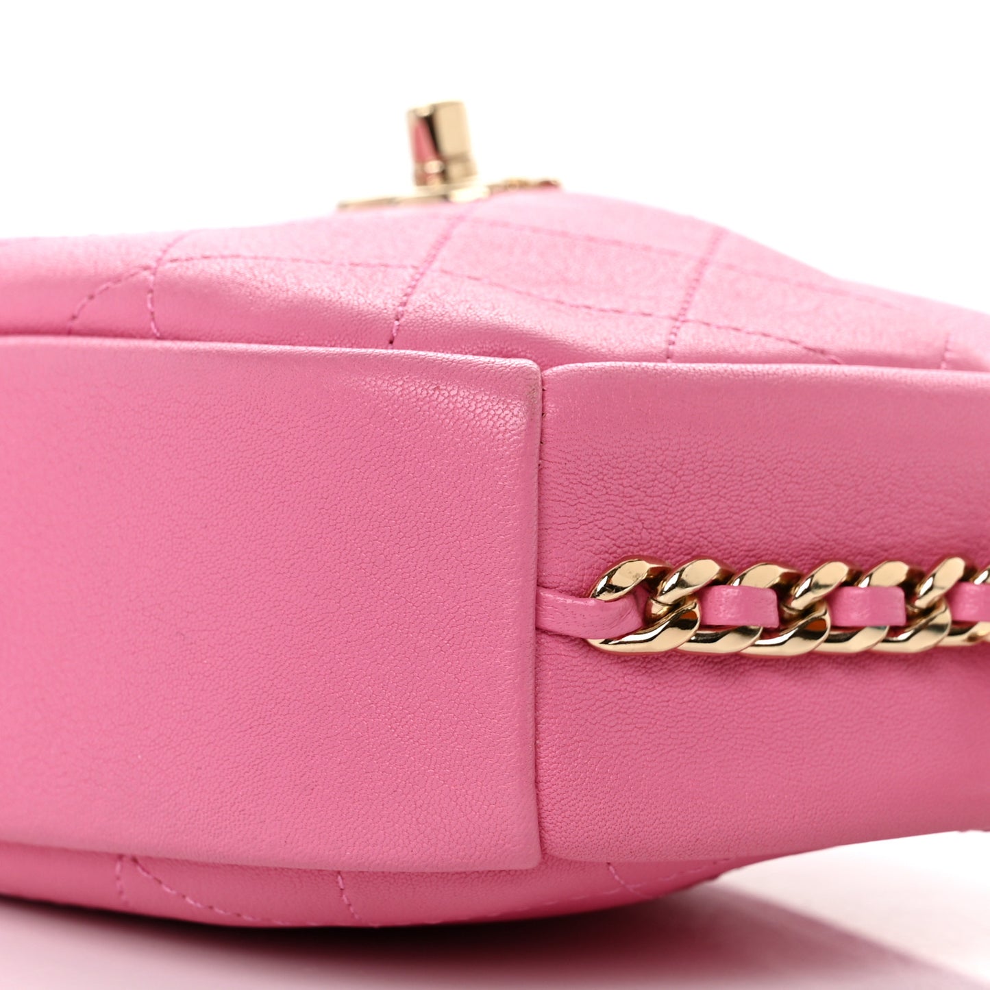 Goatskin Small Casual Trip Camera Case Pink