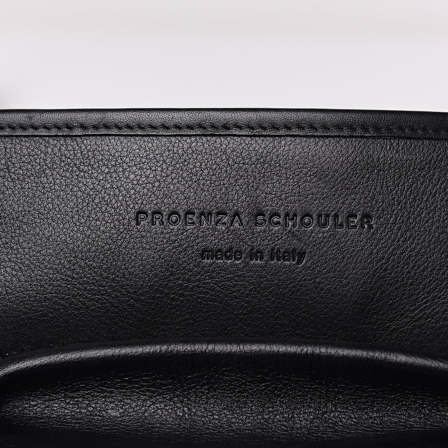 Calfskin Straw PS1 Keep All Black
