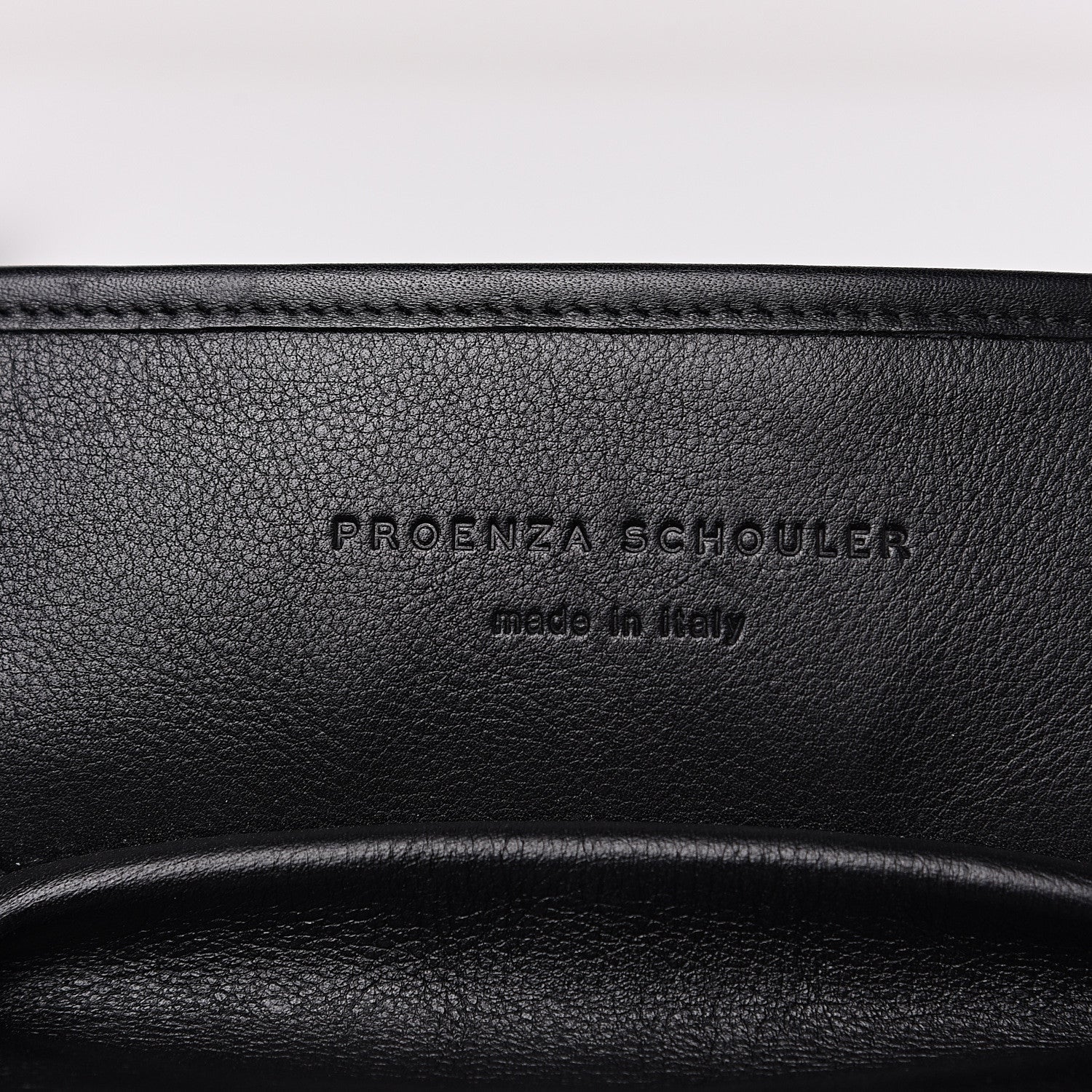 Proenza Schouler Calfskin Straw PS1 Keep All Black 5 of 15