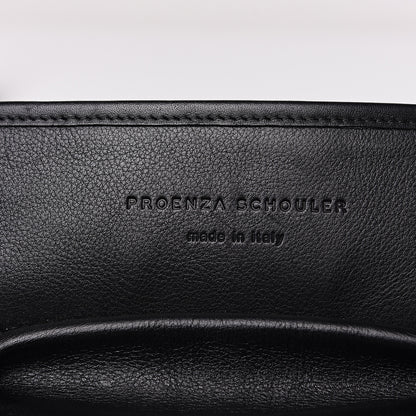 Proenza Schouler Calfskin Straw PS1 Keep All Black 5 of 15
