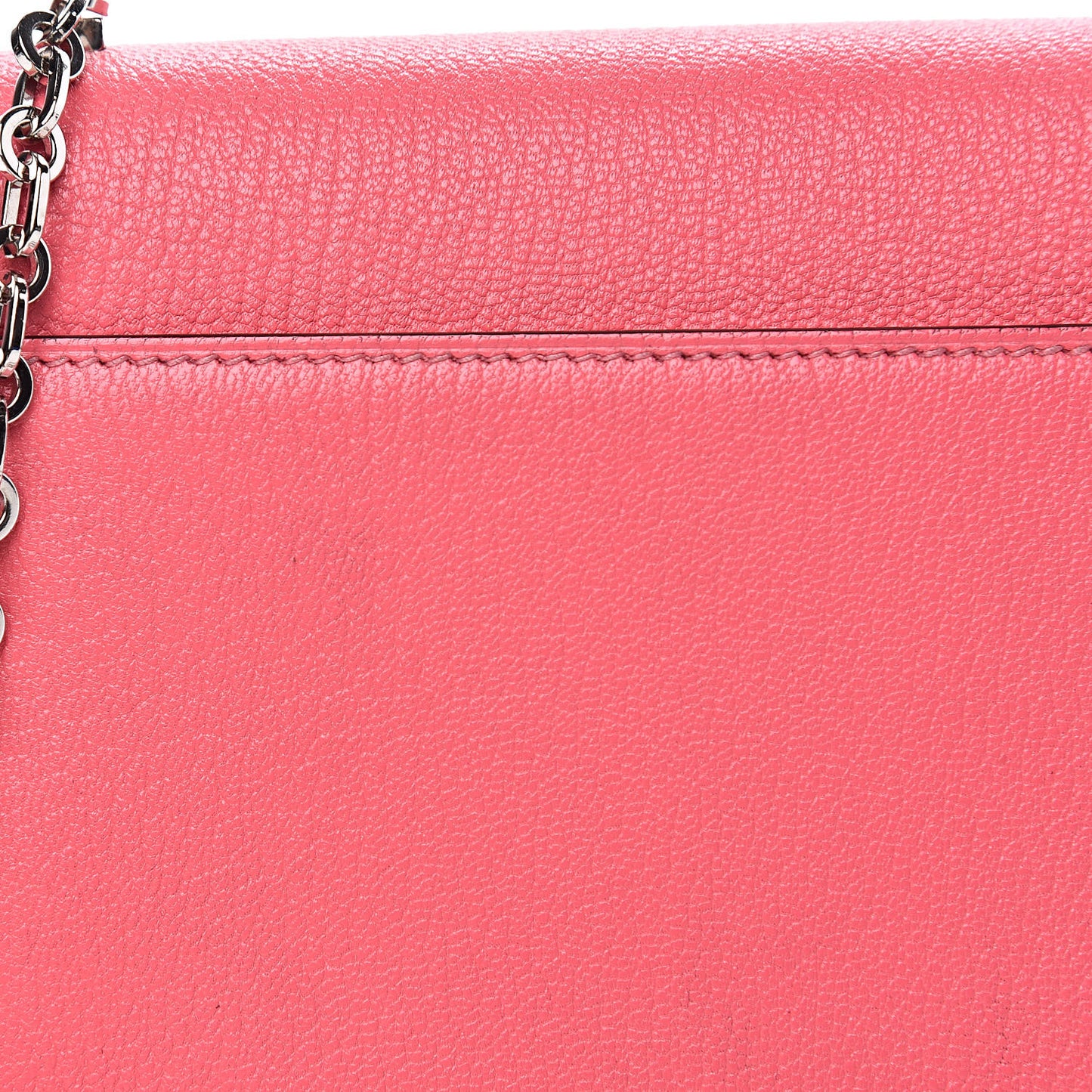 Chevre Chamkila Mini Verrou Chaine Bag Rose Lipstick