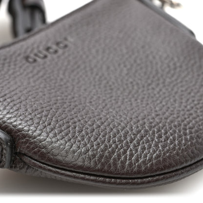 Gucci Pebbled Calfskin Mini B Shoudler Bag Brown 7 of 8