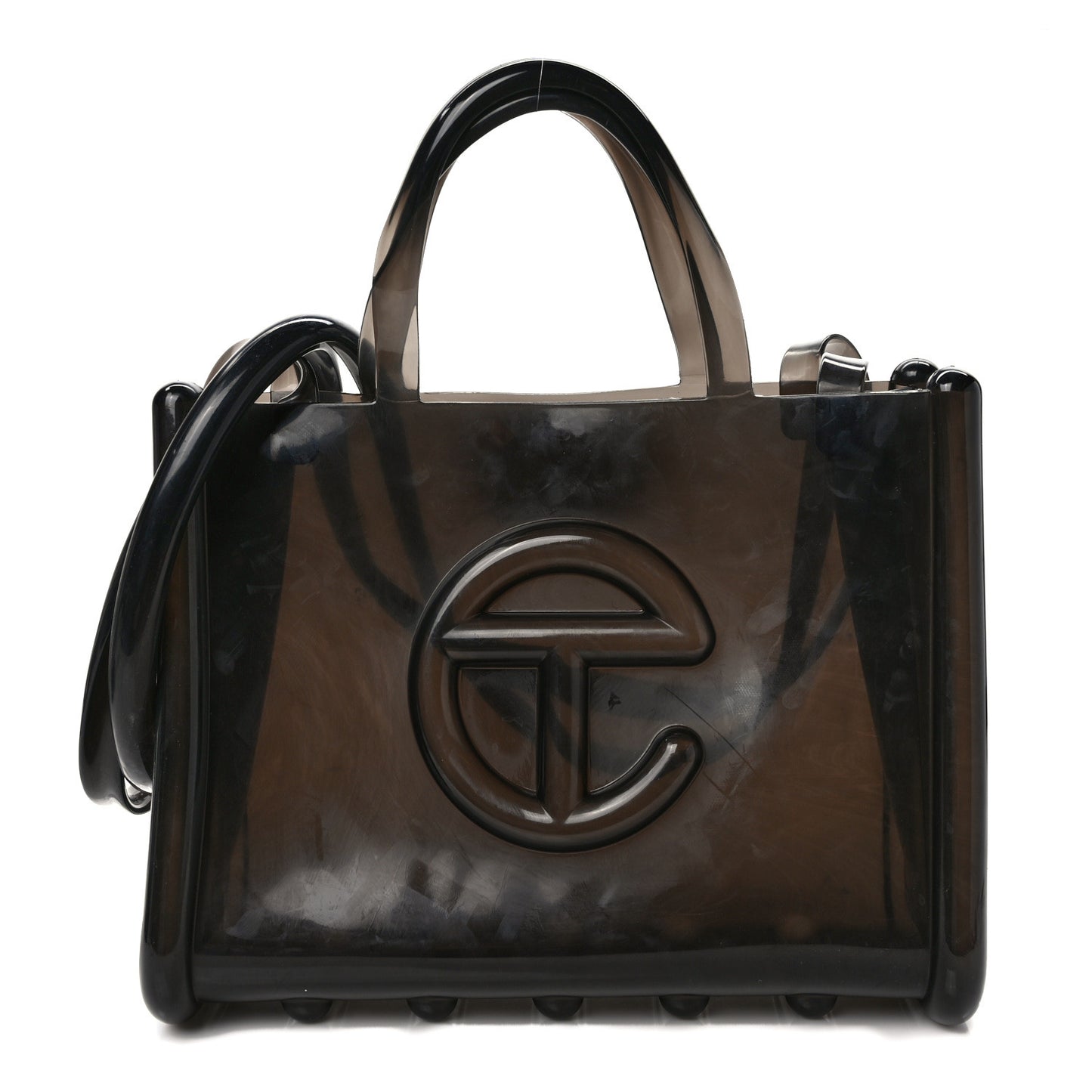 x MELISSA Jelly Medium Shopping Bag Clear Black