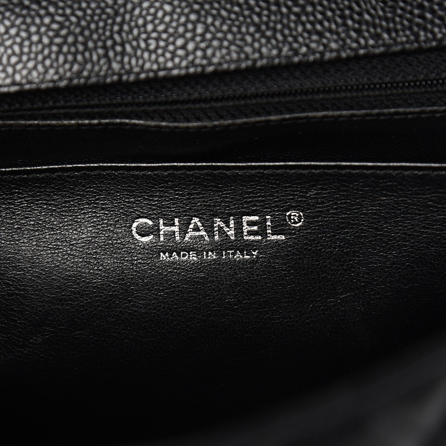 Chanel Caviar Quilted Jumbo Single Flap Black 5 of 9