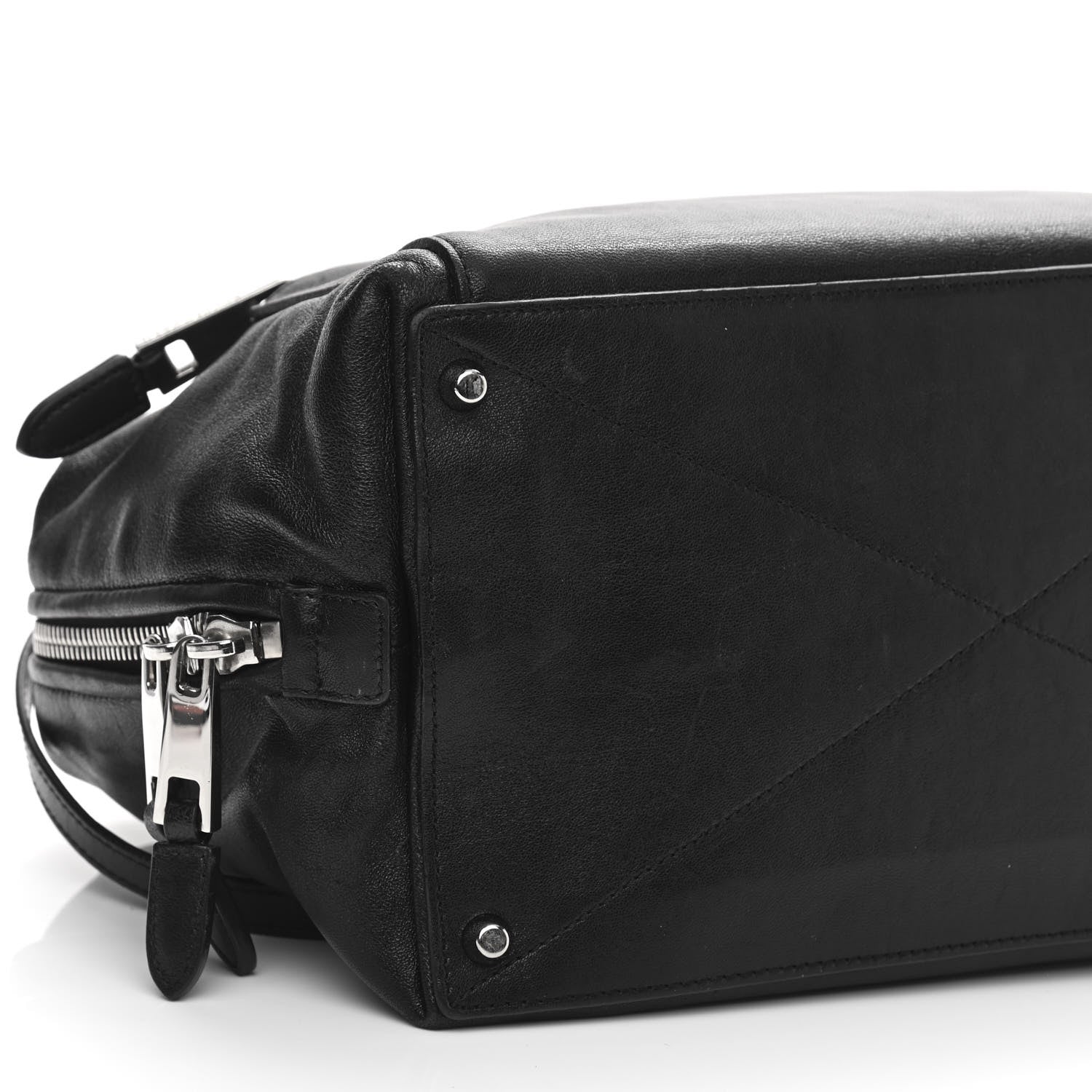 Marc Jacobs Calfskin Satchel Tote Bag Black 7 of 11