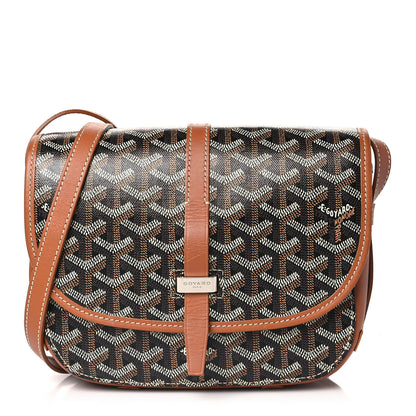 Goyard Goyardine Belvedere II PM Messenger Bag Black Gold 1 of 11