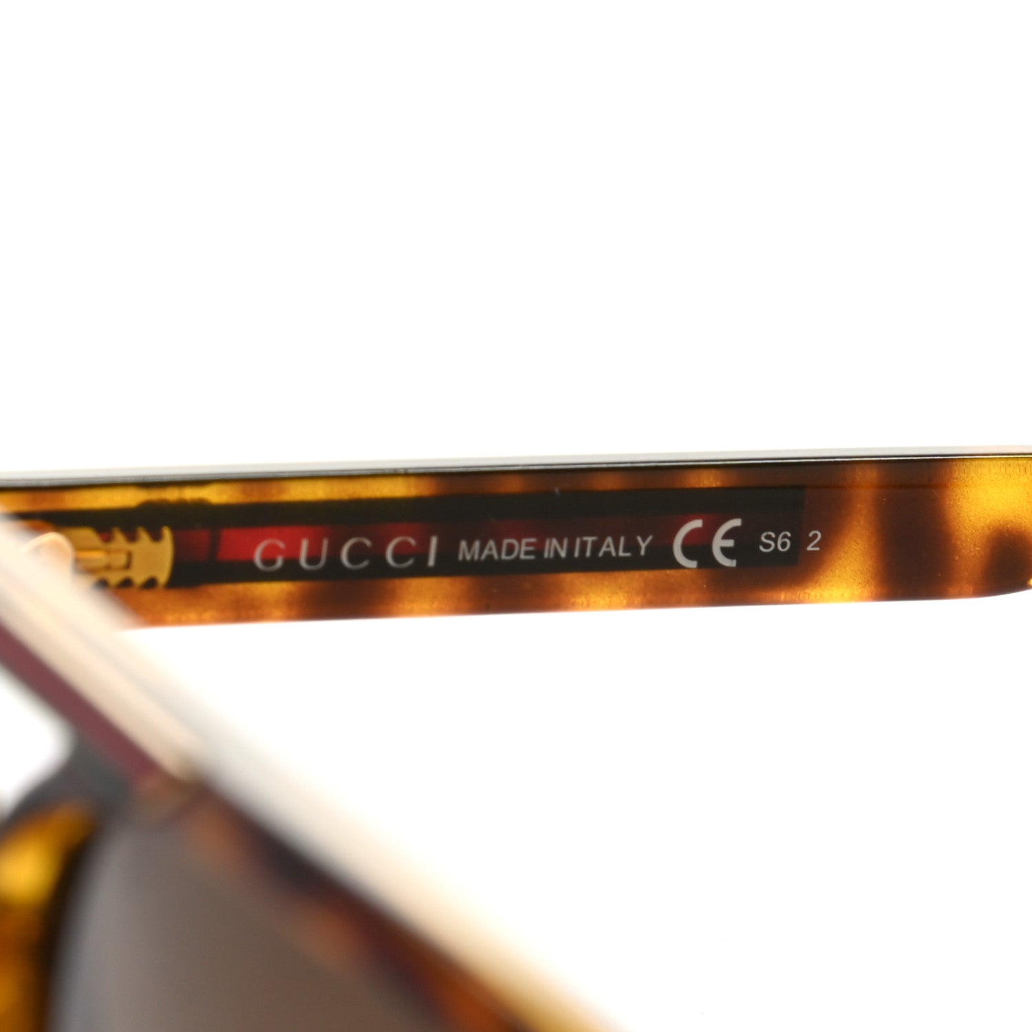 Gucci Acetate Aviator Sunglasses GG 1627/S Tortoise 6 of 7