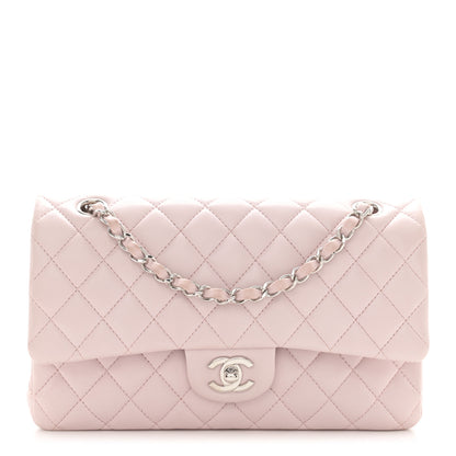 Chanel Lambskin Quilted Medium Double Flap Light Pink 1 of 10